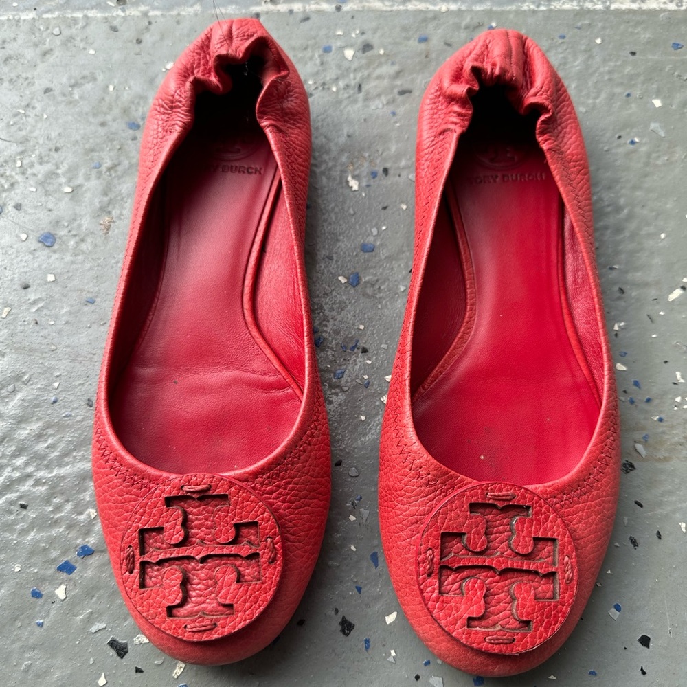 Red Tory Burch Flats